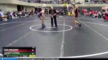 170 lbs Quarterfinals (8 Team) - Andrew Clayron, Klein vs Alex Wieczorek, GET-Melrose/Mindoro