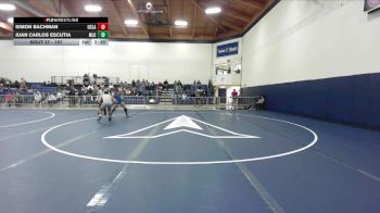 197 lbs Champ. Round 1 - Simon Bachman, UCLA vs Juan Carlos Escutia, Menlo NCAA