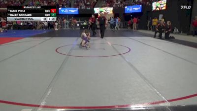 57 lbs Quarterfinal - Halle Goddard, Stillwater Gladiators vs Elsie Pirtz, Terry Wrestling CLub