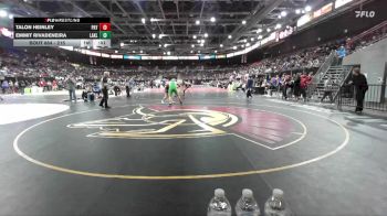 215 lbs Cons. Round 2 - Emmit Rivadeneira, Lakeland vs Talon Heinley, Payette