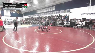 113 lbs Cons. Round 1 - Mavrik Harrell, Chaminade vs Elias Velasquez, Colton