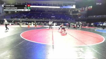 120 lbs Cons. Round 4 - Logan Hara, Folsom vs Joseph Sarafin, St. Mary`s