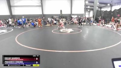 71 lbs Cons. Round 1 - Oscar Warrick, Punisher Wrestling Company vs Frederick Osborn, Askeo International Mat Club