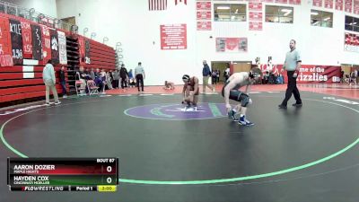 144 lbs Round 2 - Hayden Cox, Cincinnati Moeller vs Aaron Dozier, Maple Hights