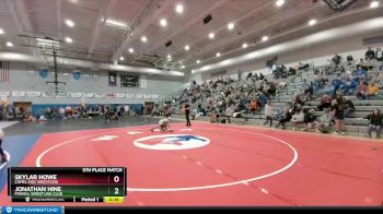 105 lbs 5th Place Match - Jonathan Hine, Powell Wrestling Club vs Skylar Howe, Camel Kids Wrestling