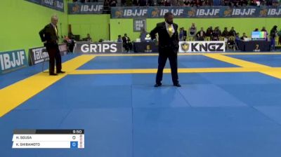 HIAGO SOUSA vs KOJI SHIBAMOTO 2018 European Jiu-Jitsu IBJJF Championship