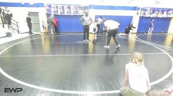 40 lbs Rr Rnd 1 - Asher Gregory, Tulsa Blue T Panthers vs Griffin Edmondson, Team Tulsa Wrestling Club