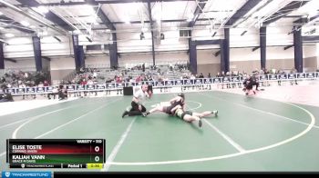 110 lbs Cons. Round 4 - Elise Toste, Corning Union vs Kaliah Vann, Grace M Davis