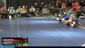 130 lbs Round 2 (6 Team) - Boden White, Iowa Black vs James Richard, Iowa Red