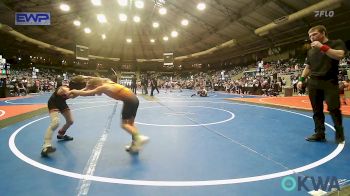 52 lbs Consolation - Adam Brummett, Sperry Wrestling Club vs Abner Kirkes, McAlester Youth Wrestling