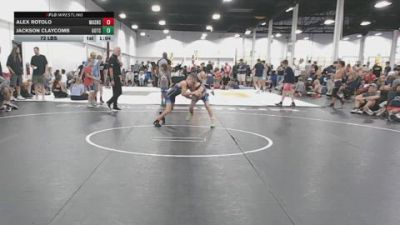 72 lbs Rr Rnd 4 - Alex Rotolo, Mat Assassins Red - BK8E vs Jackson Claycomb, Team Gotcha - BK8E