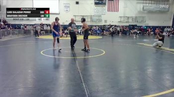 138 lbs Cons. Round 2 - Luis Salazar Perez, Sherwood vs Brayden Decker, Liberty