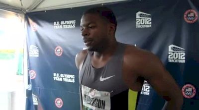 Jeshua Anderson injured and missing 400H final at 2012 US Olympic Trials