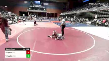 69 lbs Quarterfinal - Rowdy Meyer, Dickinson WC vs Triton Hopkin, Colorado Top Team