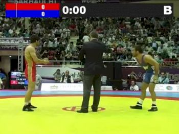 66 KG 2012 World Cup  Freestlye (USA) Jared Fryer Vs. (Rus) A Kuzmanliev