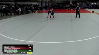 60 lbs Cons. Round 1 - William Mann, NYA (Norwood Young America) vs Croy Hendricks, Fosston-Bagley Brawlers