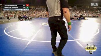 B4A-126 lbs Semifinal - Cooper Jackson, Tuttle vs Braylon Freeman, Bristow