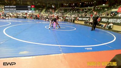 105 lbs Consi Of 8 #1 - Noah Espejo, Elite Force Wrestling Club vs John Duncan, F-5 Grappling