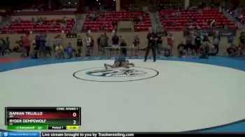 106 lbs Cons. Round 1 - Damian Trujillo, NM vs Ryder Dempewolf, KS