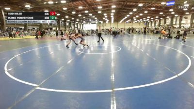 105 lbs Round 3 (12:30pm Saturday) - Reid Miles, Scorpions vs James Yonushonis, Minion Black