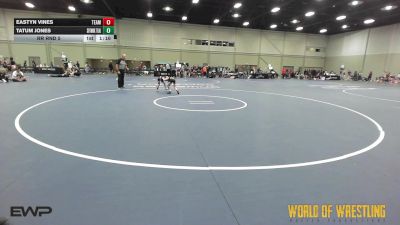 45 lbs Rr Rnd 5 - Eastyn Vines, Team Washington K-6 vs Tatum Jones, Sisters On The Mat OK Teal