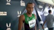 Jordan McNamara learns dangerous lesson but thru to 1500 final at 2012 US Olympic Trials
