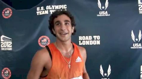 Robby Andrews realizing everyone can kick after 1500 semi at 2012 US Olympic Trials