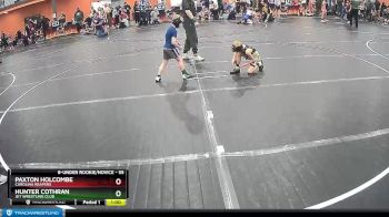 55 lbs Semifinal - Paxton Holcombe, Carolina Reapers vs Hunter Cothran, Jet Wrestling Club