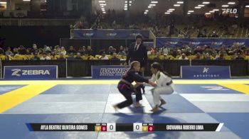 Ayla Beatriz Oliveira Gomes vs Giovanna Ribeiro Lima 2026 Pan Kids Jiu-Jitsu IBJJF Championship