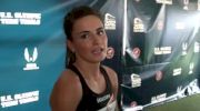 Ashley Higginson steeple 4th but 8 second PR and gives thanks to Gags group at 2012 US Olympic Trials