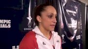 Jordyn Wieber on hearing her family in the stands, her heel bruise, and the reversed bars in training this morning