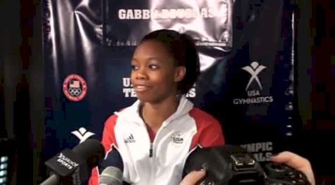 Crowd Favorite Gabrielle Douglas "I'm Not Thinking About First"