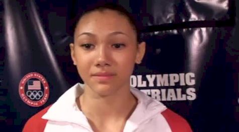 Kyla Ross looks ahead to night 2 of trials