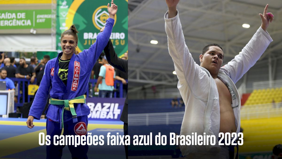Bolinho e Luandra dominam a faixa-azul no Campeonato Brasileiro