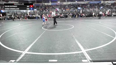 52 lbs Round Of 16 - Talon Dupriest, Slyfox Wrestling Academy vs James Gremillion, Stronghold