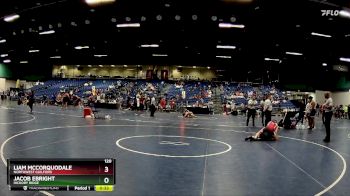 120 lbs Cons. Round 4 - Liam Mccorquodale, Northwest Guilford vs Jacob Ebright, Hickory Ridge