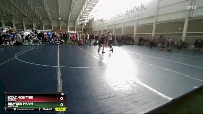 132 lbs Cons. Round 6 - Brayden Marin, Westlake vs Izzac McIntyre, Carbon