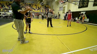 119 lbs Consi Of 8 #2 - Bryce Epperson, Grove vs Cason Frossard, Jay Junior High