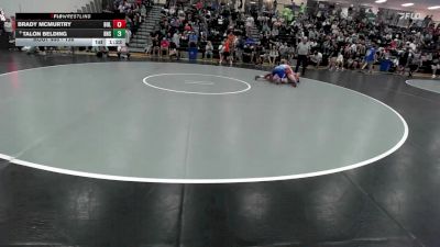 138 lbs Champ. Round 3 - Brady McMurtry, BullTrained vs Talon Belding, Beatrice High School