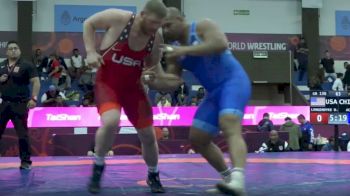 130 kg Bronze - Donald Longendyke, USA vs Yasmani Acosta, CHI