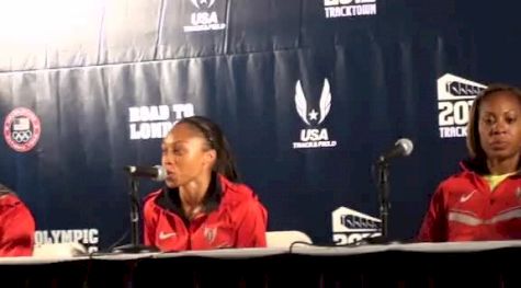 Allyson Felix says meeting tonight will decide tiebreak at 2012 U.S. Olympic Trials