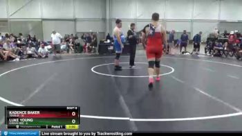 285 lbs Round 3 (6 Team) - Kadence Baker, Texas B vs Luke Young, Kansas Red