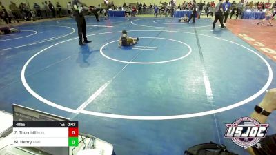 49 lbs Round Of 32 - Zane Thornhill, Noble Takedown Club vs Maxton Henry, ANADARKO