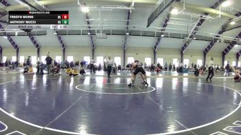 133 lbs Quarterfinal - Anthony Mucci, UPJ Unattached vs Tregyn Morin, West Liberty