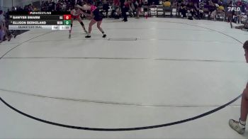 123 lbs Quarterfinal - Sawyer Swarm, Kearney Girls vs Ellison Berkeland, Lakeview