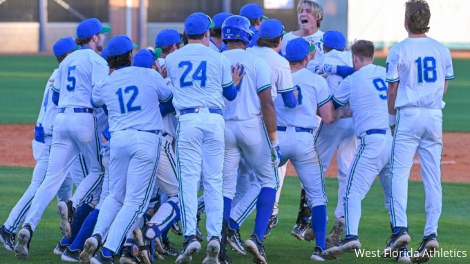 West Florida vs West Alabama Baseball Gulf South Conference Tournament