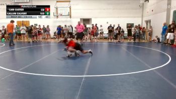 110-113 lbs Round 1 - Cam Carter, Cory Clark Wrestling vs Callum Calvert, Parkview Albany Youth Wrestli