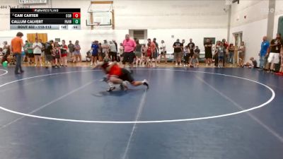 110-113 lbs Round 1 - Cam Carter, Cory Clark Wrestling vs Callum Calvert, Parkview Albany Youth Wrestli
