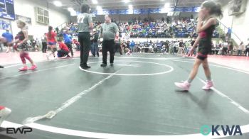 47-51 lbs Rr Rnd 1 - Randi Rogers, Berryhill Wrestling Club vs Kenadee Wheeler, Grove Takedown Club