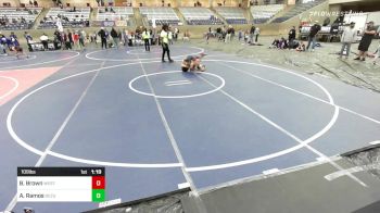 109 lbs Rr Rnd 1 - Bryson Brown, West Amarillo WC vs Amos Ramos, ReZults Wrestling